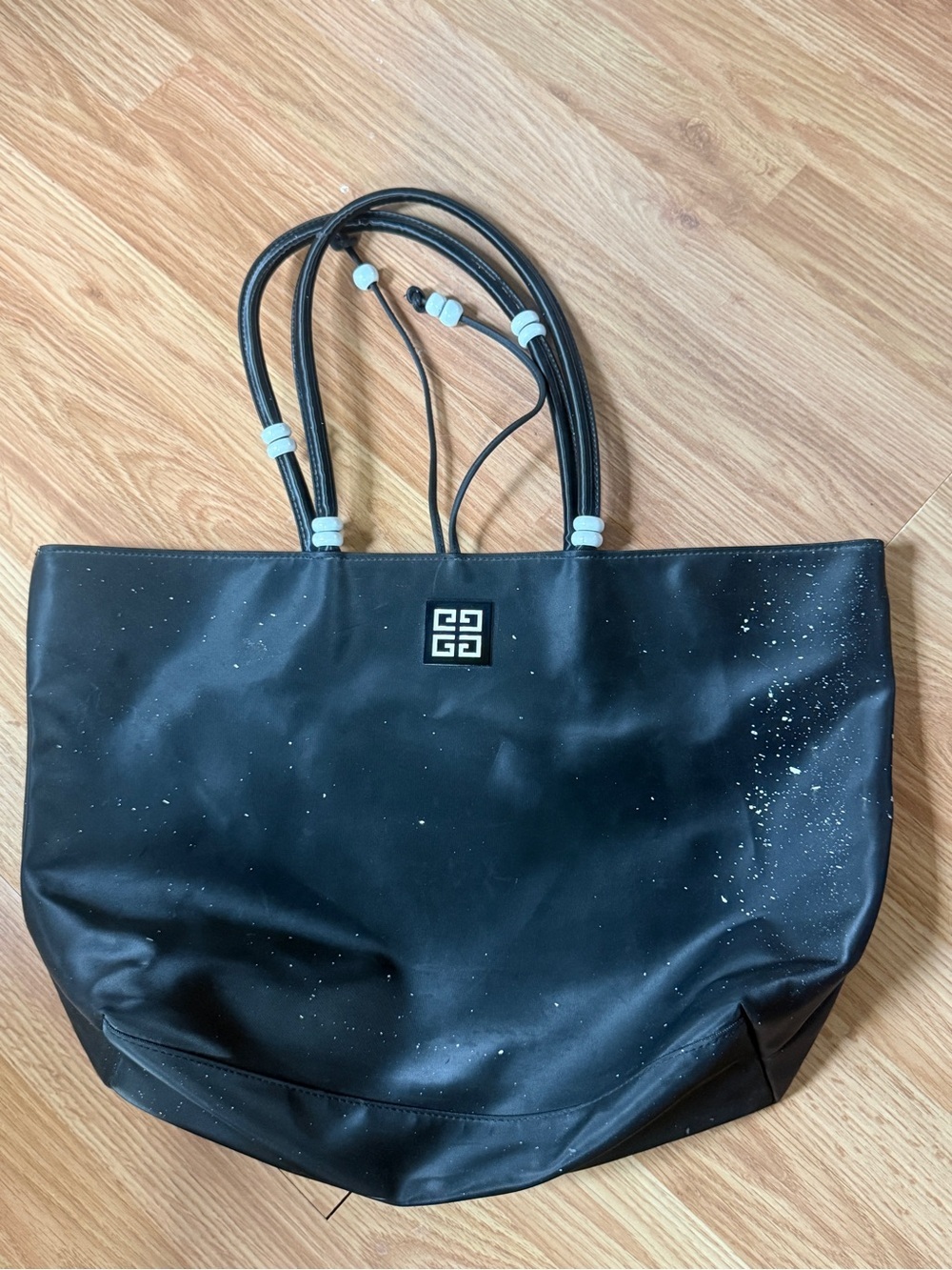 Givenchy Black Tote with Contrast Bead Handles - Picture 3 of 7